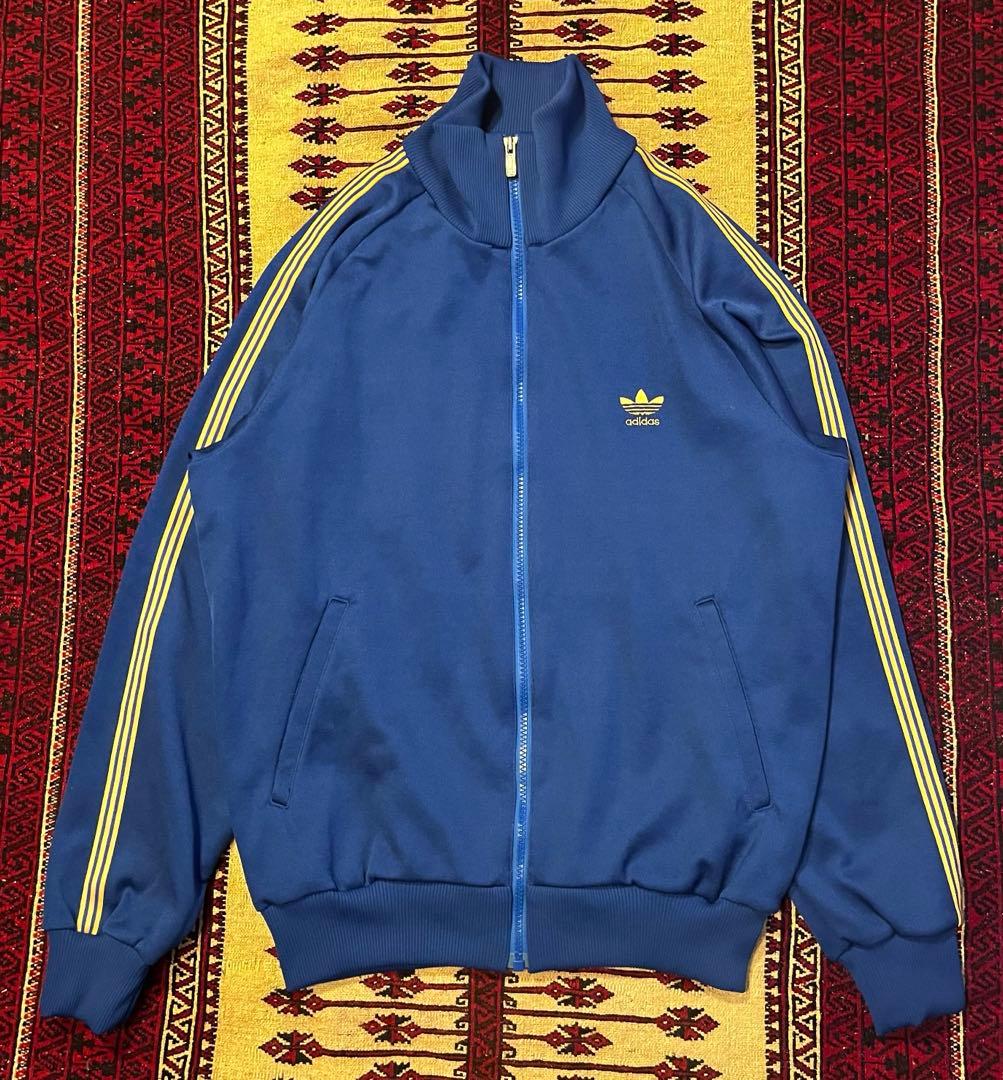 【レア】adidas/西ドイツ製/トラックジャケット/デサント社/70s~80s
