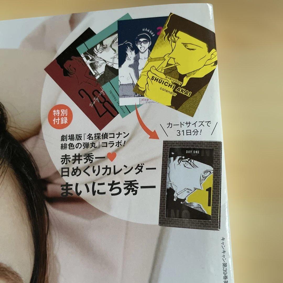 CanCan 2020年6月号 付録未使用 名探偵コナン 赤井秀一
