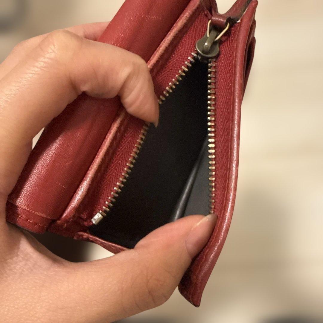 GUCCI 二つ折り財布 チェリー装飾