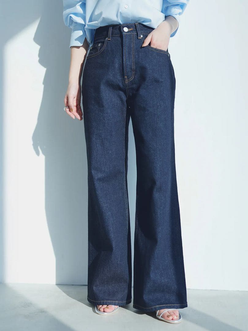 anuans Wide leg denim ワイドレッグデニム