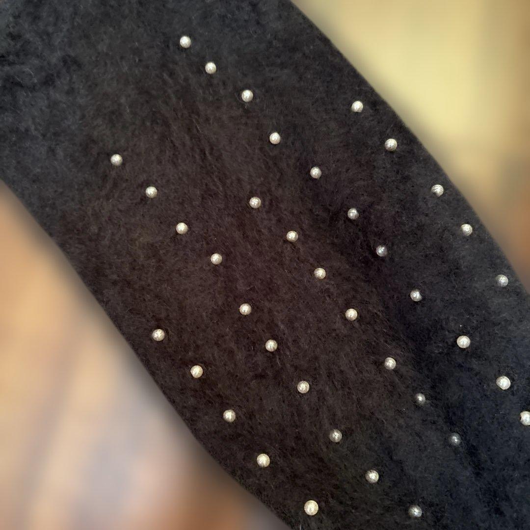1月末まで　IENA LA BOUCLE シャギーパールカーディガン