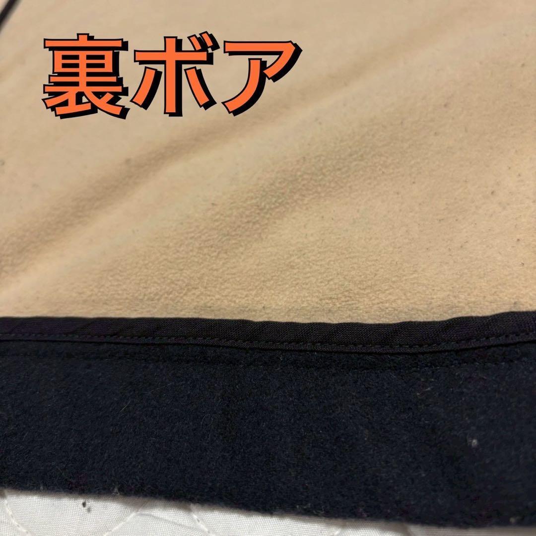 アルマーニジーンズ【M】裏ボアショートダッフルコート フード付き ダブルジップ