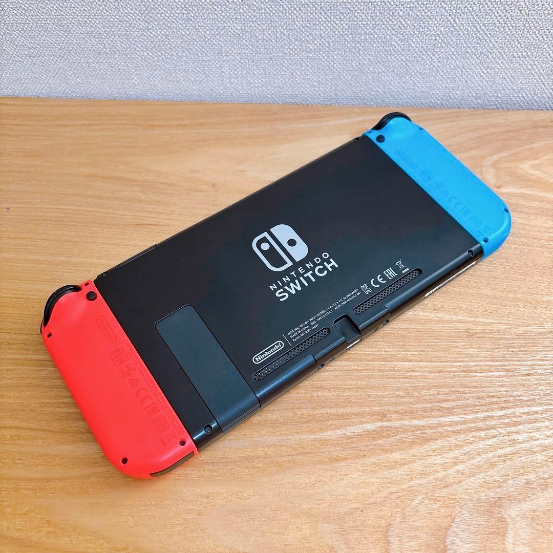 【美品】 バッテリー強化型 Nintendo Switch 本体 赤青