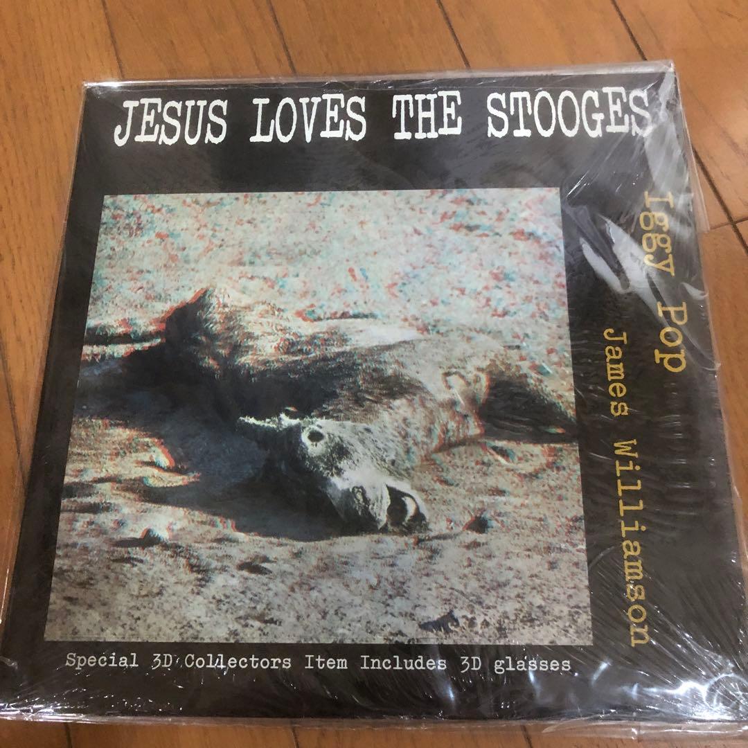 貴重　イギーポップ/ JESUS LOVES THE STOOGES レコード