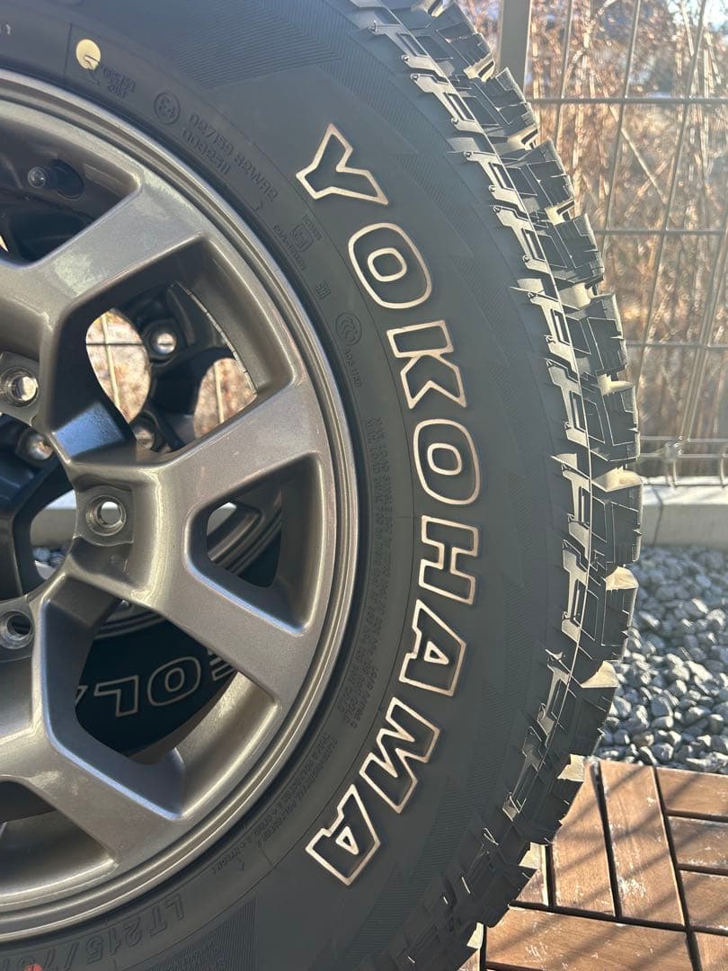 ジオランダーAT 215/75R15 ジムニーシエラ純正ホイール付き