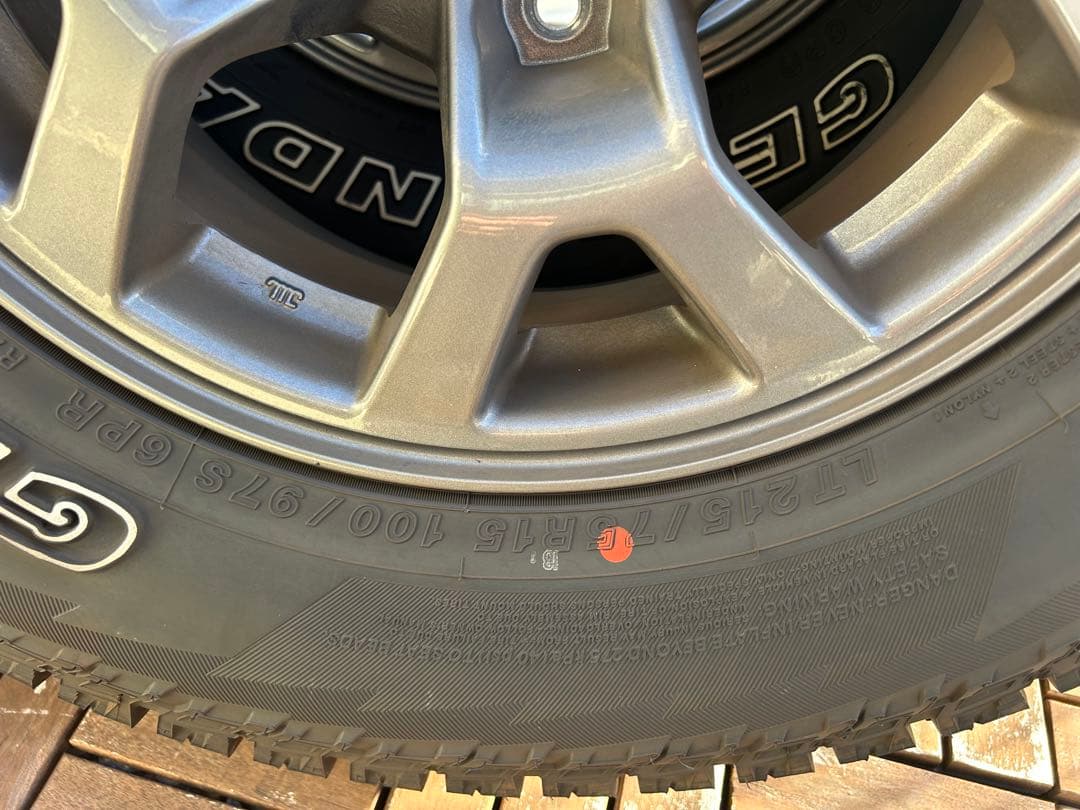 ジオランダーAT 215/75R15 ジムニーシエラ純正ホイール付き