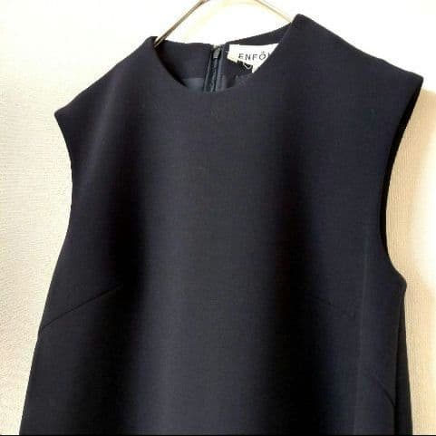 新品タグ付き　訳あり　エンフォルド　ENFOLD　ノースリーブワンピース　M