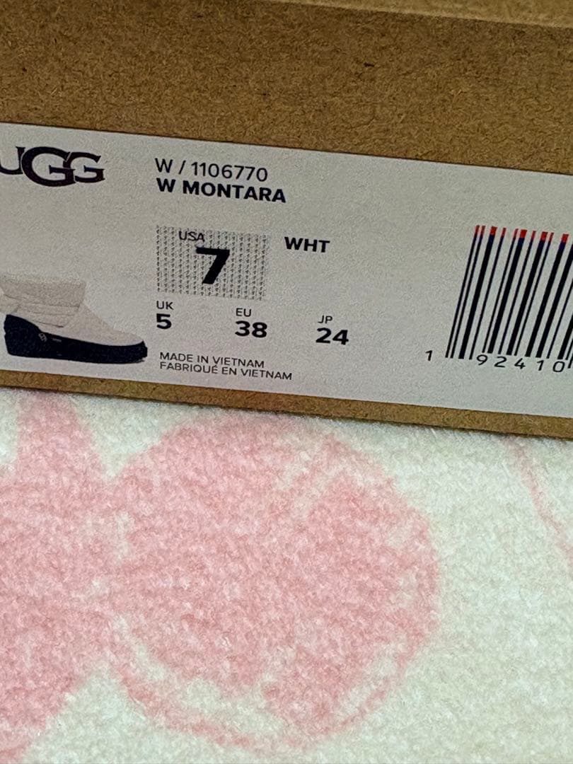 UGG ダウンブーツホワイト　美品