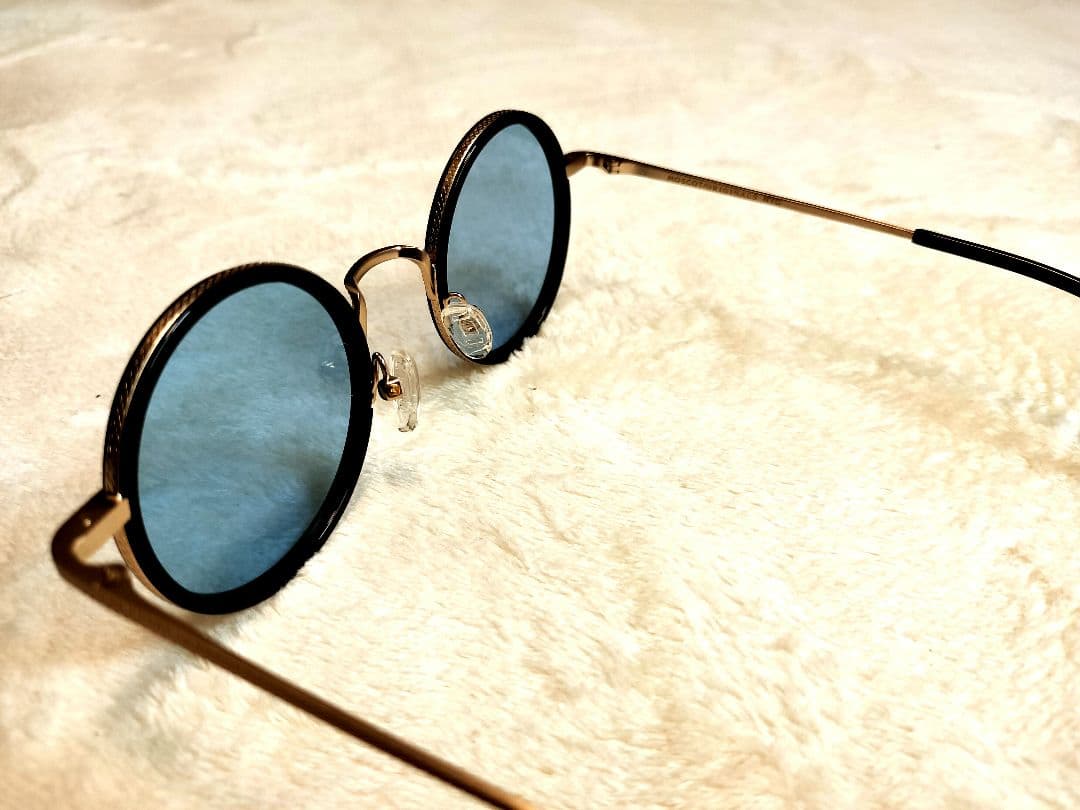 j*a様 ☆新品 MOSCOT SHIKKER COL.BLACK/GOLD 丸