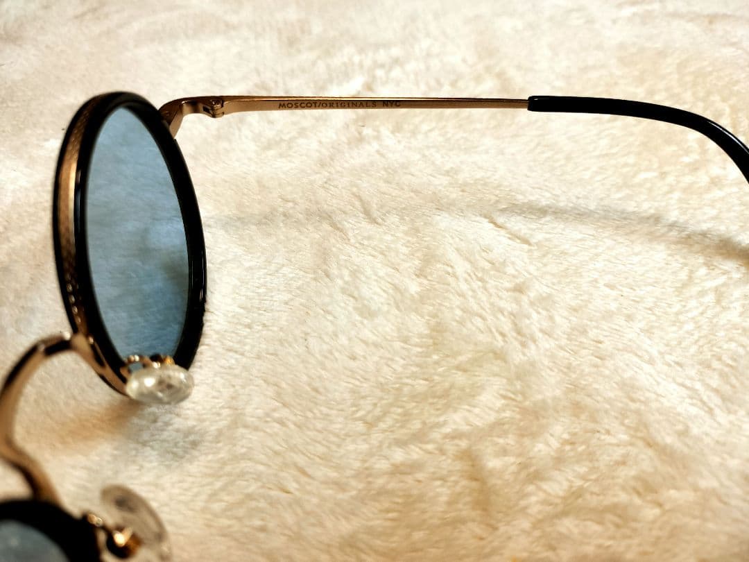 j*a様 ☆新品 MOSCOT SHIKKER COL.BLACK/GOLD 丸