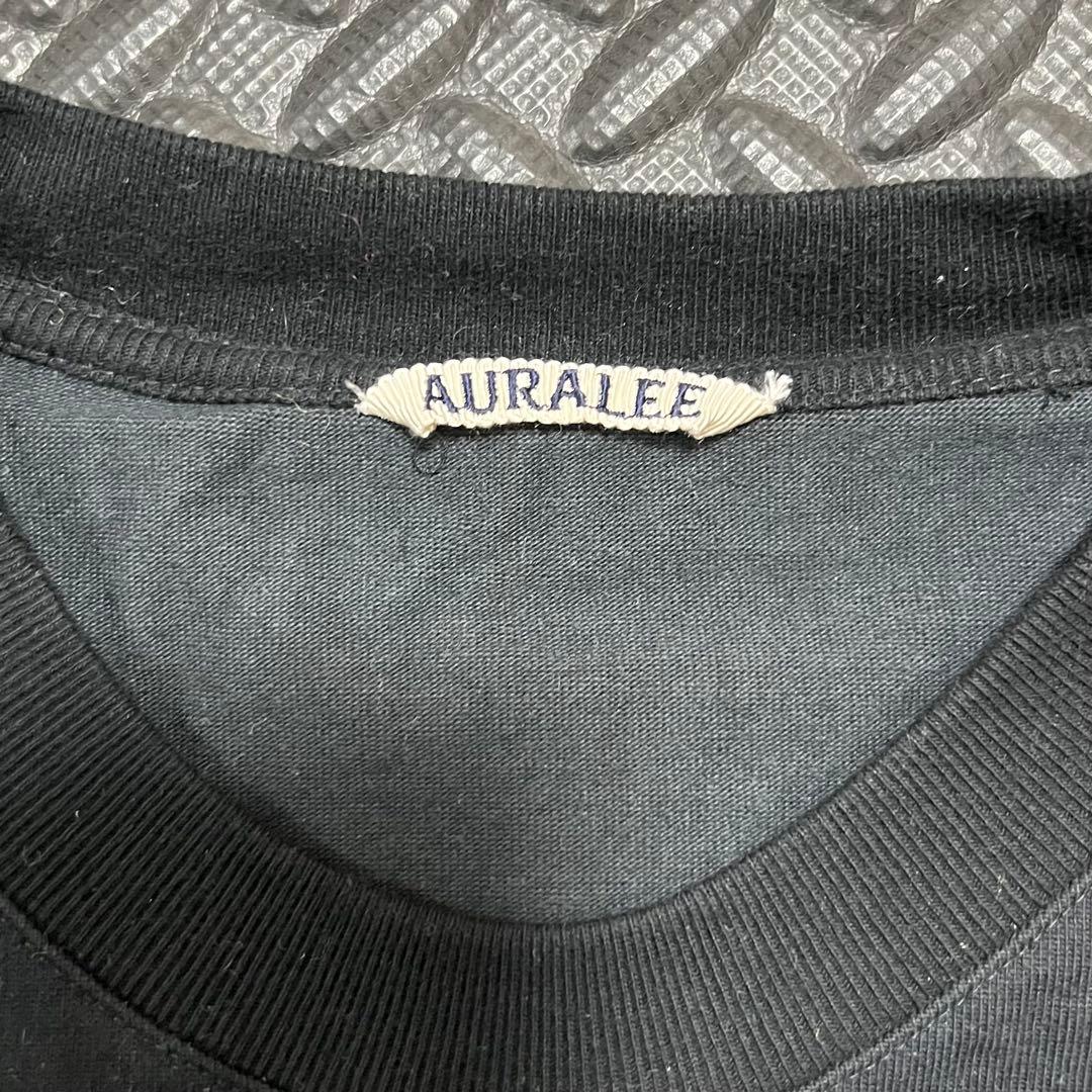【希少サイズ5】AURALEE STAND-UP TEE ブラック 日本製