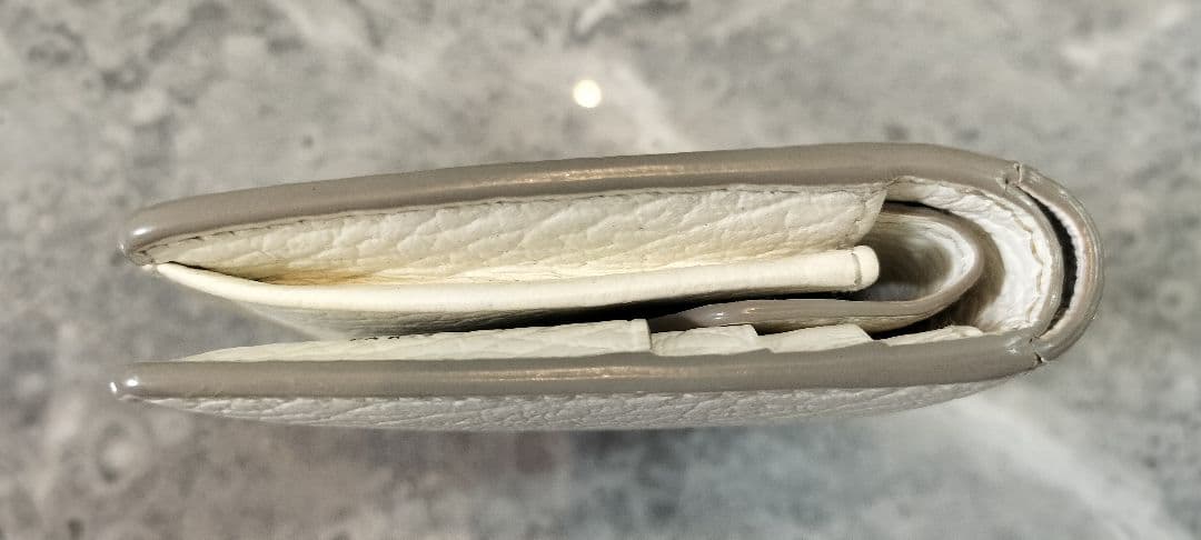 Maison Margiela メゾンマルジェラ ホワイト レザー 二つ折り財布