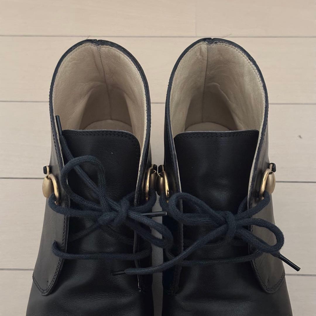 【yo-mi-ta-n】GUCCI オールドグッチ ショートブーツ 37