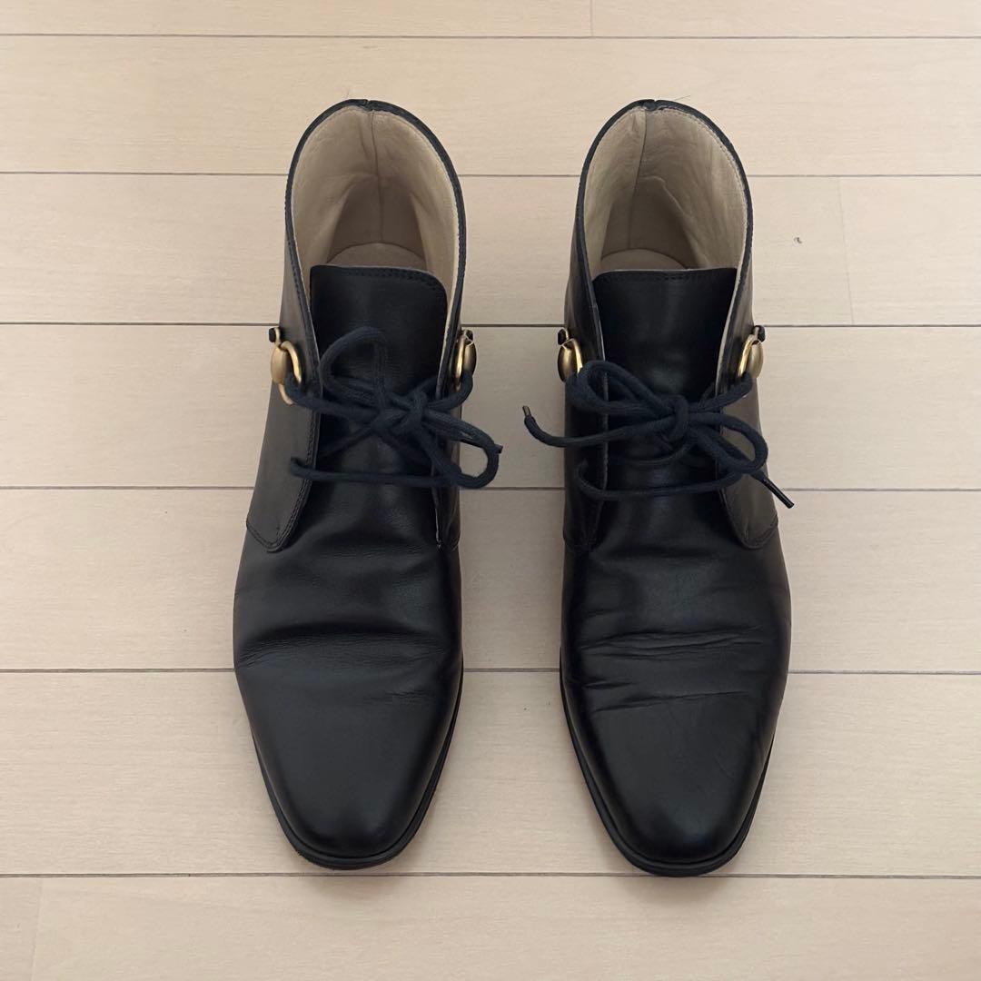 【yo-mi-ta-n】GUCCI オールドグッチ ショートブーツ 37