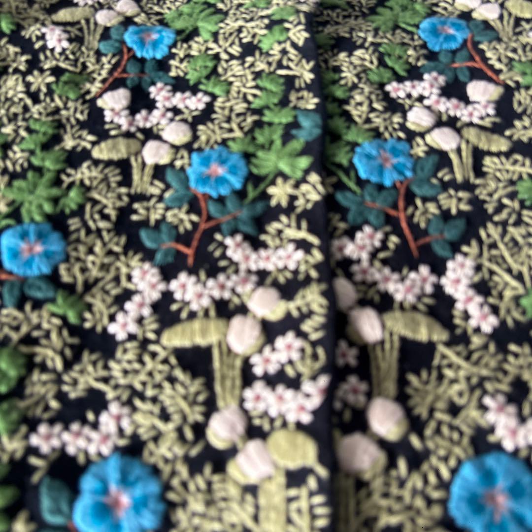 未使用タグ付　Sybilla シビラ　長袖　カーディガン　黒　刺繍