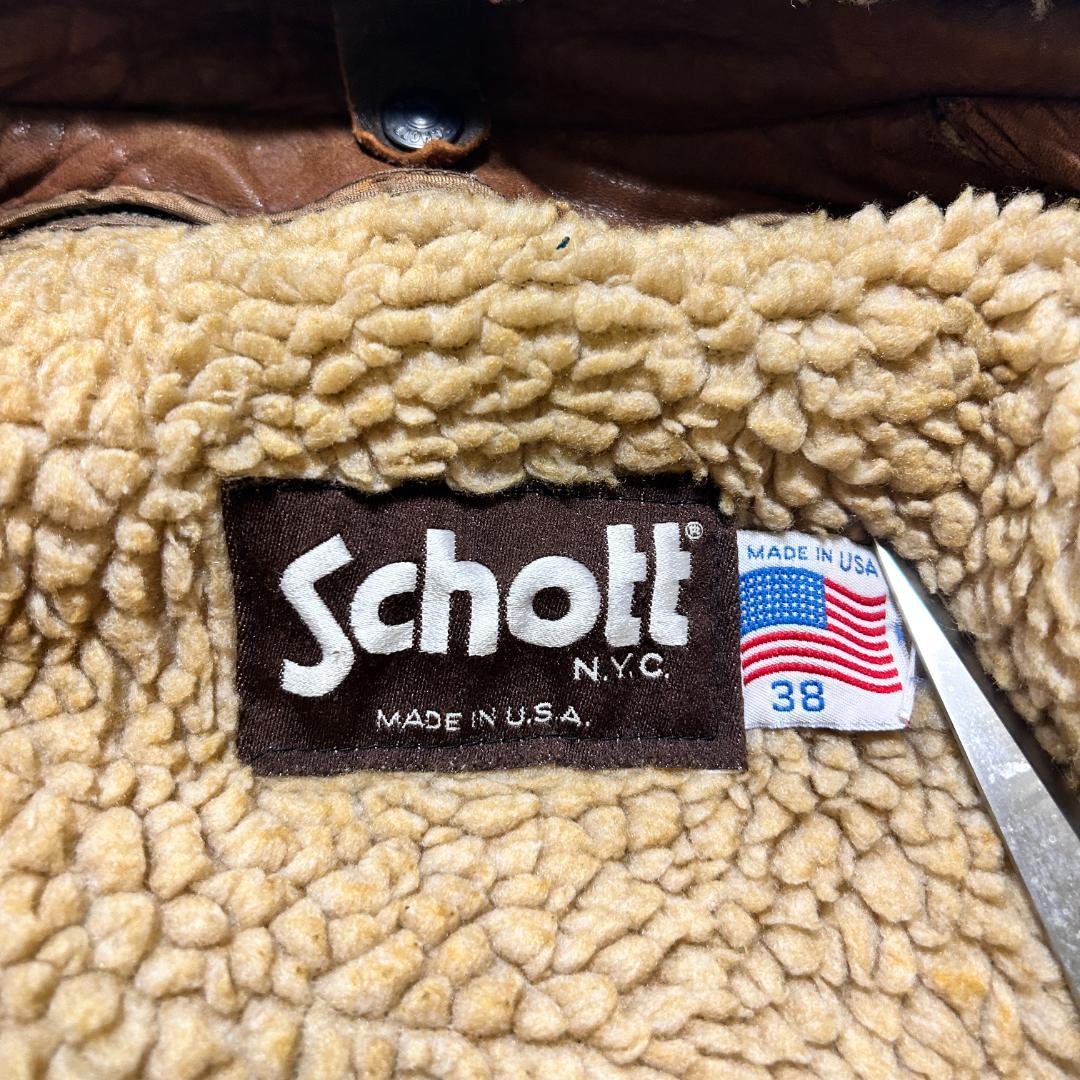 Schott ショット G-1 A- 2 レザー フライトジャケット 38 M
