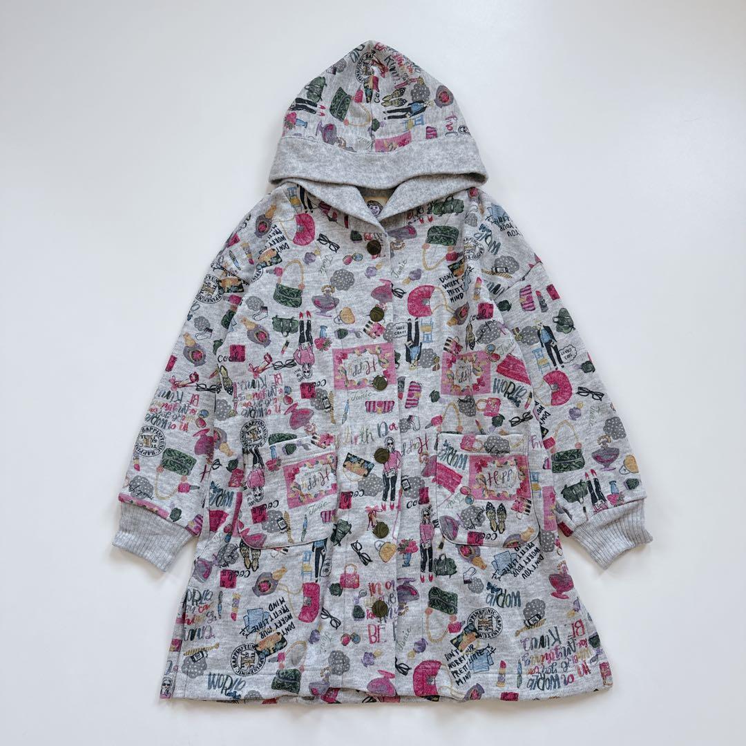 オ*婦様 極美品 鴨居羊子 TUNIC チュニック フード付きガウン 羽織