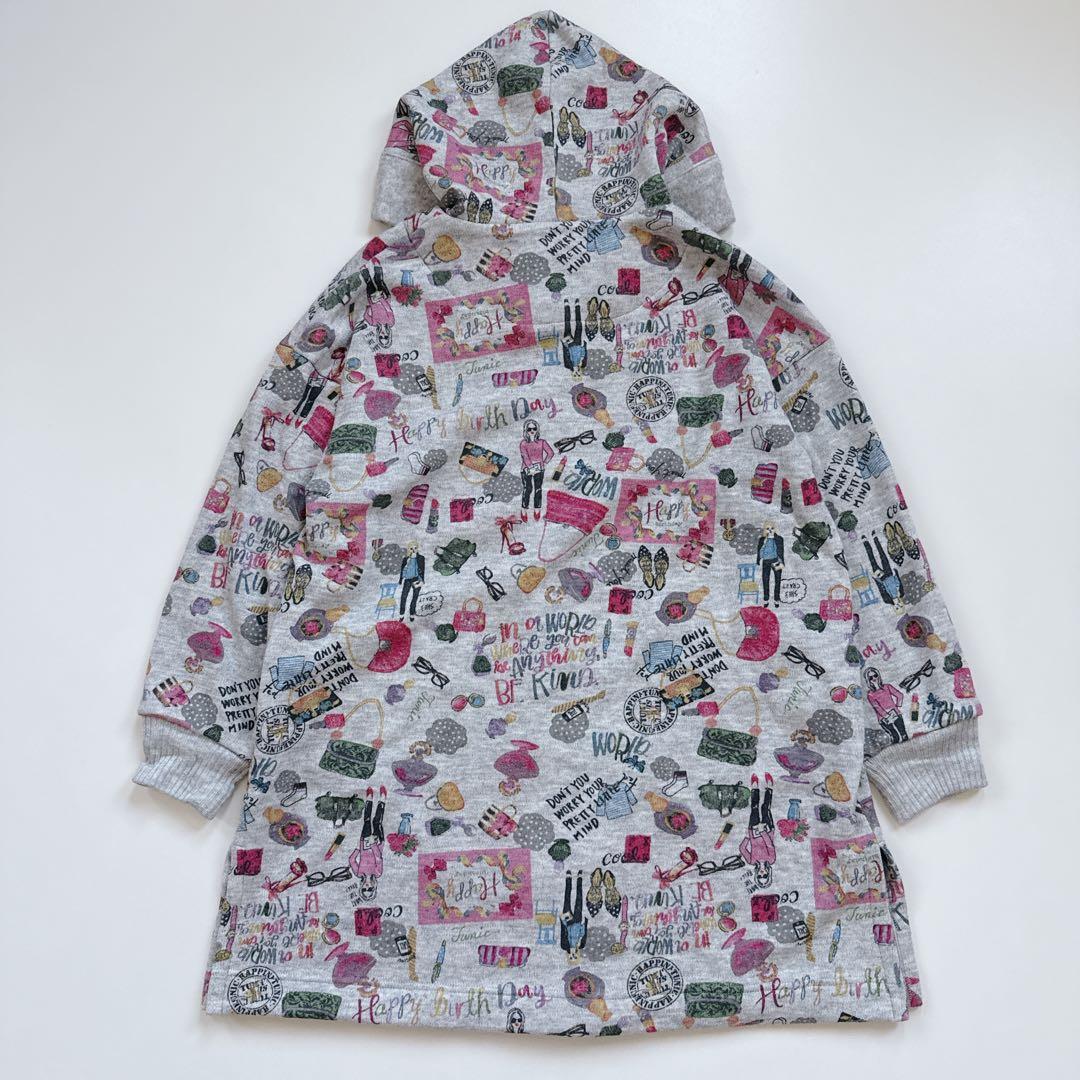 オ*婦様 極美品 鴨居羊子 TUNIC チュニック フード付きガウン 羽織