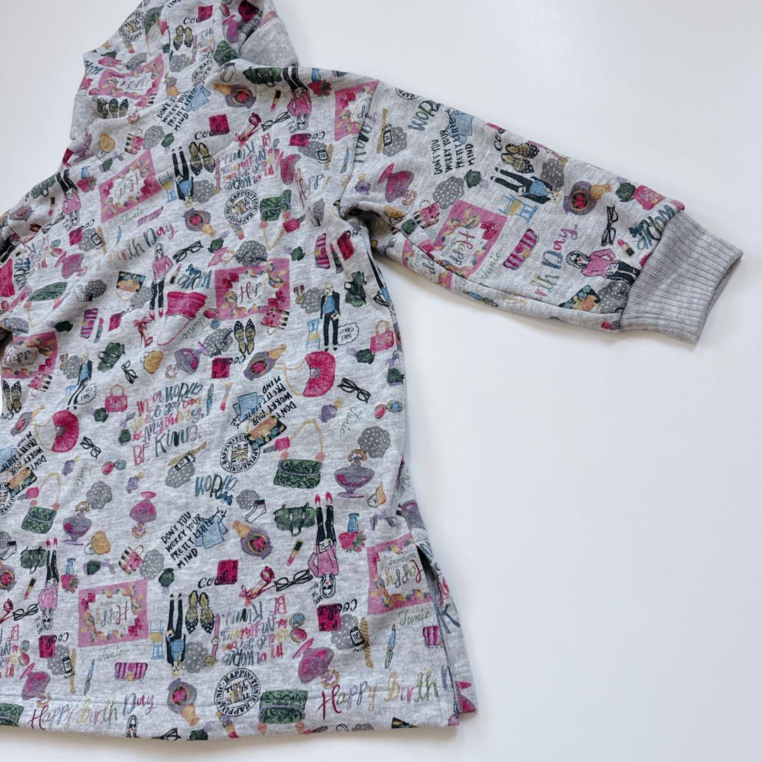 オ*婦様 極美品 鴨居羊子 TUNIC チュニック フード付きガウン 羽織