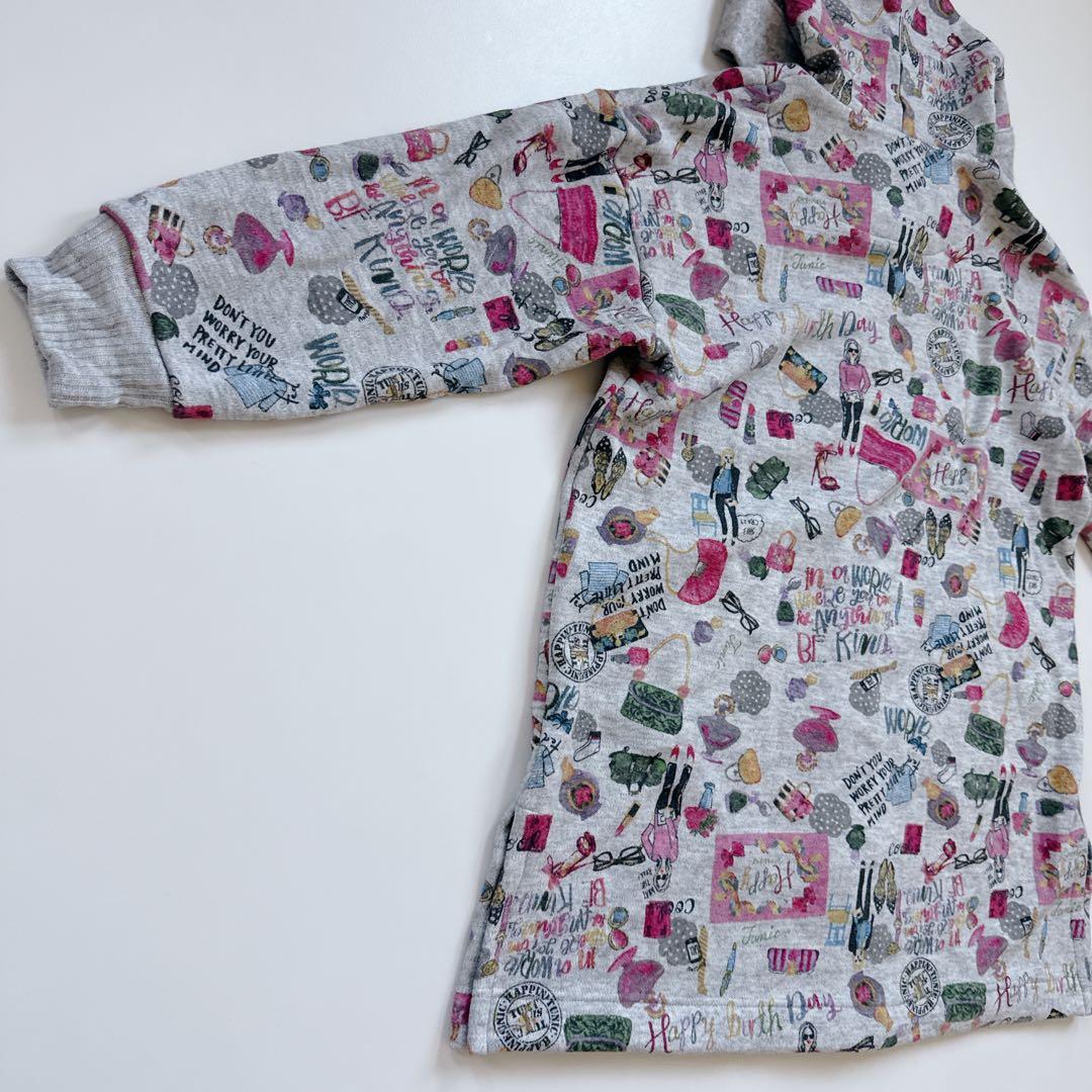 オ*婦様 極美品 鴨居羊子 TUNIC チュニック フード付きガウン 羽織