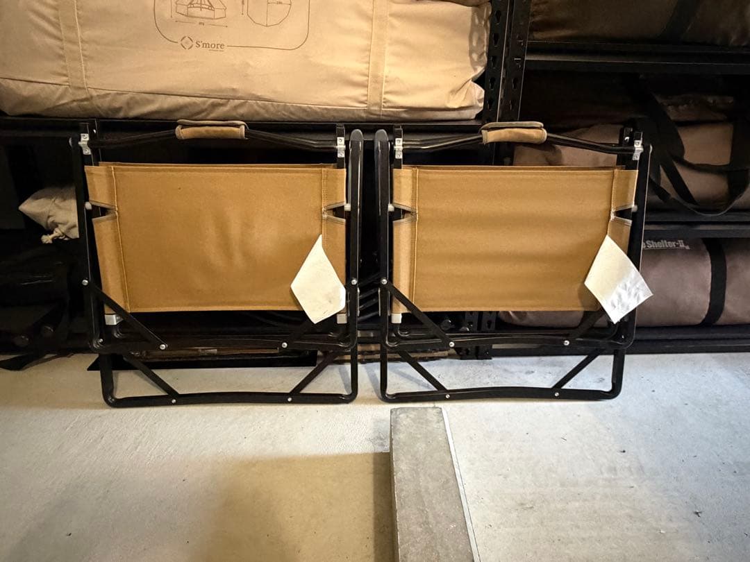 引取り限定 Coleman 折りたたみチェア 2脚セット