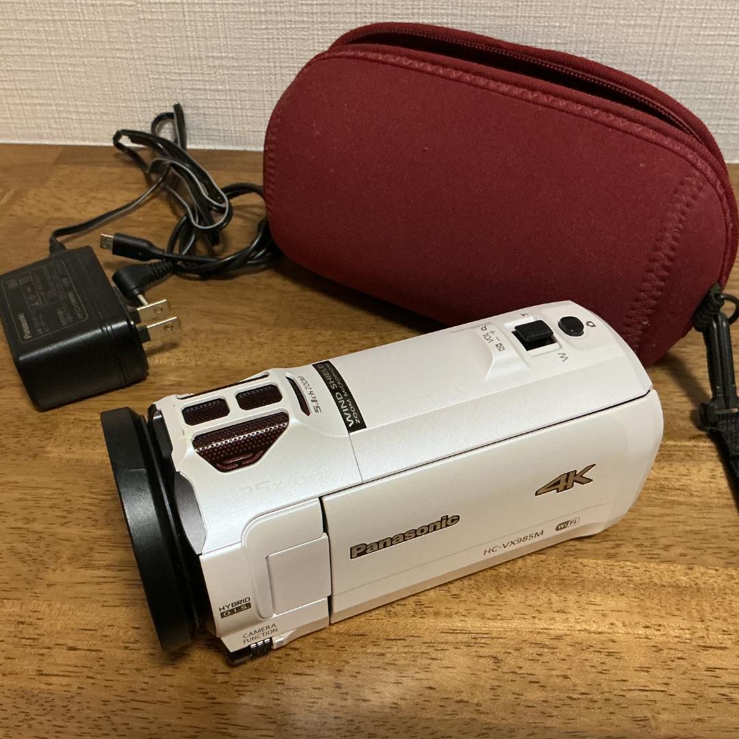 Panasonic HC-VX985M 4Kビデオカメラ【動作確認済・ケース付】