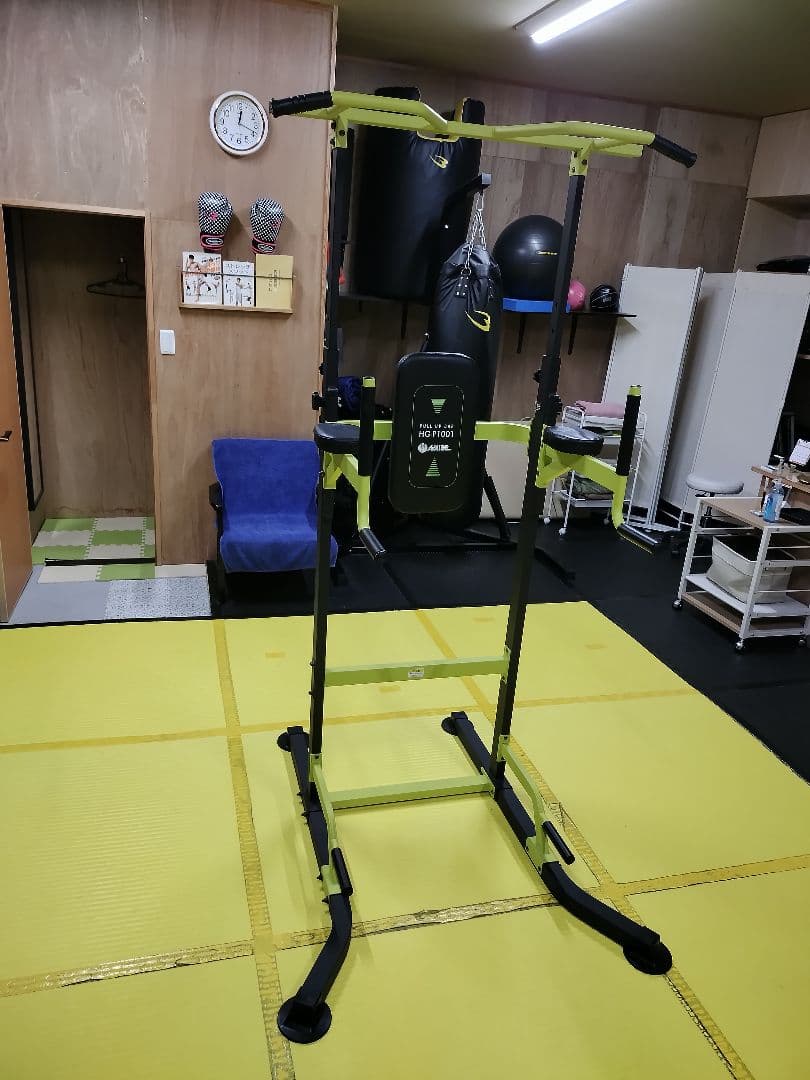 ムーミン　ハイガー懸垂台　調整可能なぶら下がり健康器 グリーン/ブラック