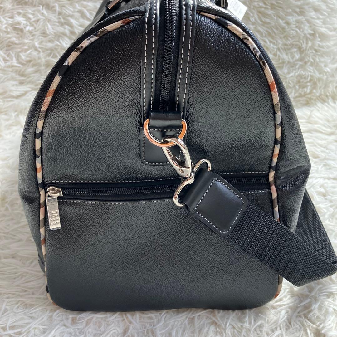 新品✨Daks ブラック キャディバッグ　ボストンバック　ショルダー紐付