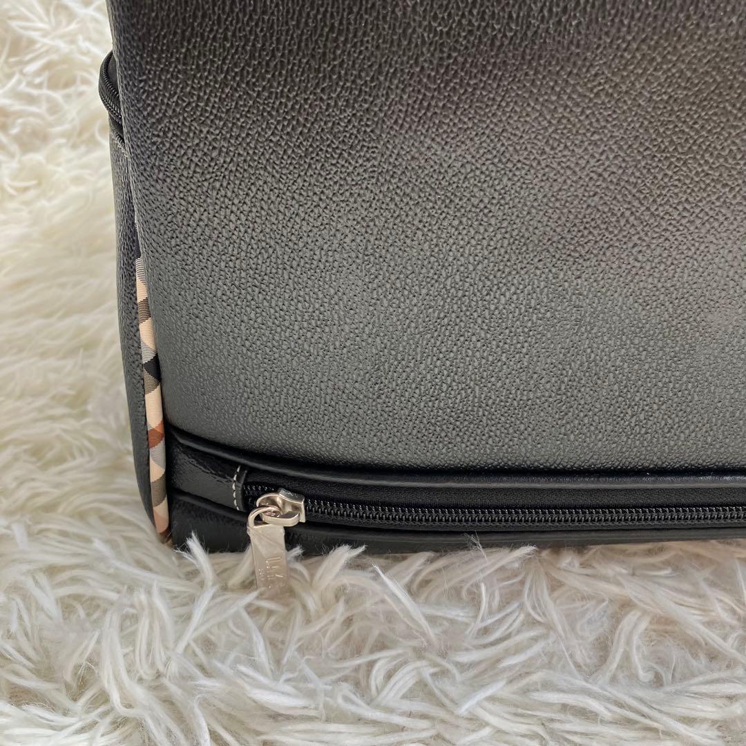 新品✨Daks ブラック キャディバッグ　ボストンバック　ショルダー紐付