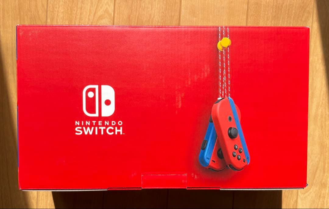 【新品未使用品】Nintendo Switch本体 マリオレッド × ブルー