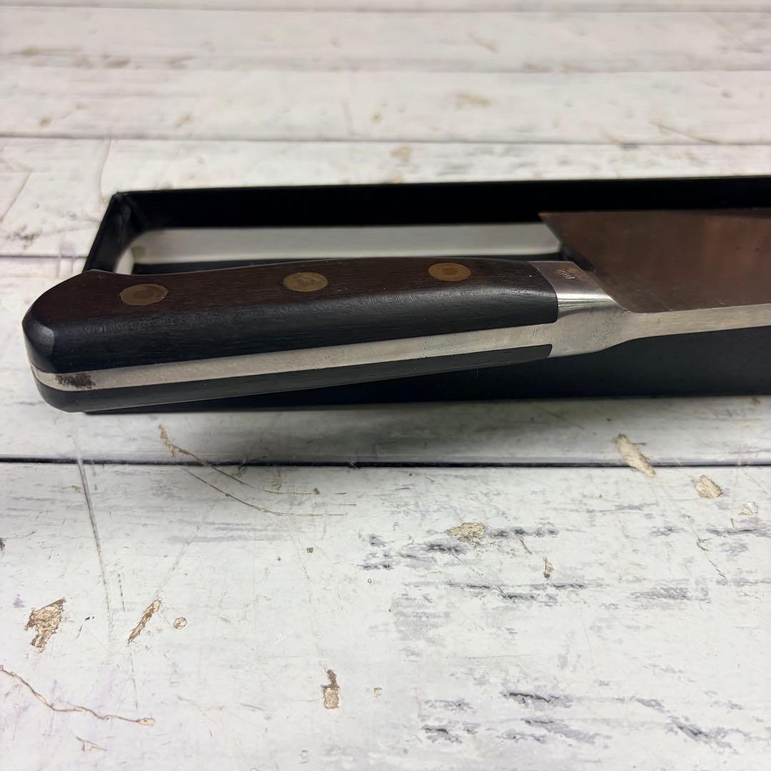 MISONO ミソノ 洋出刃 ツバ付 27mm 龍彫刻入り 箱付