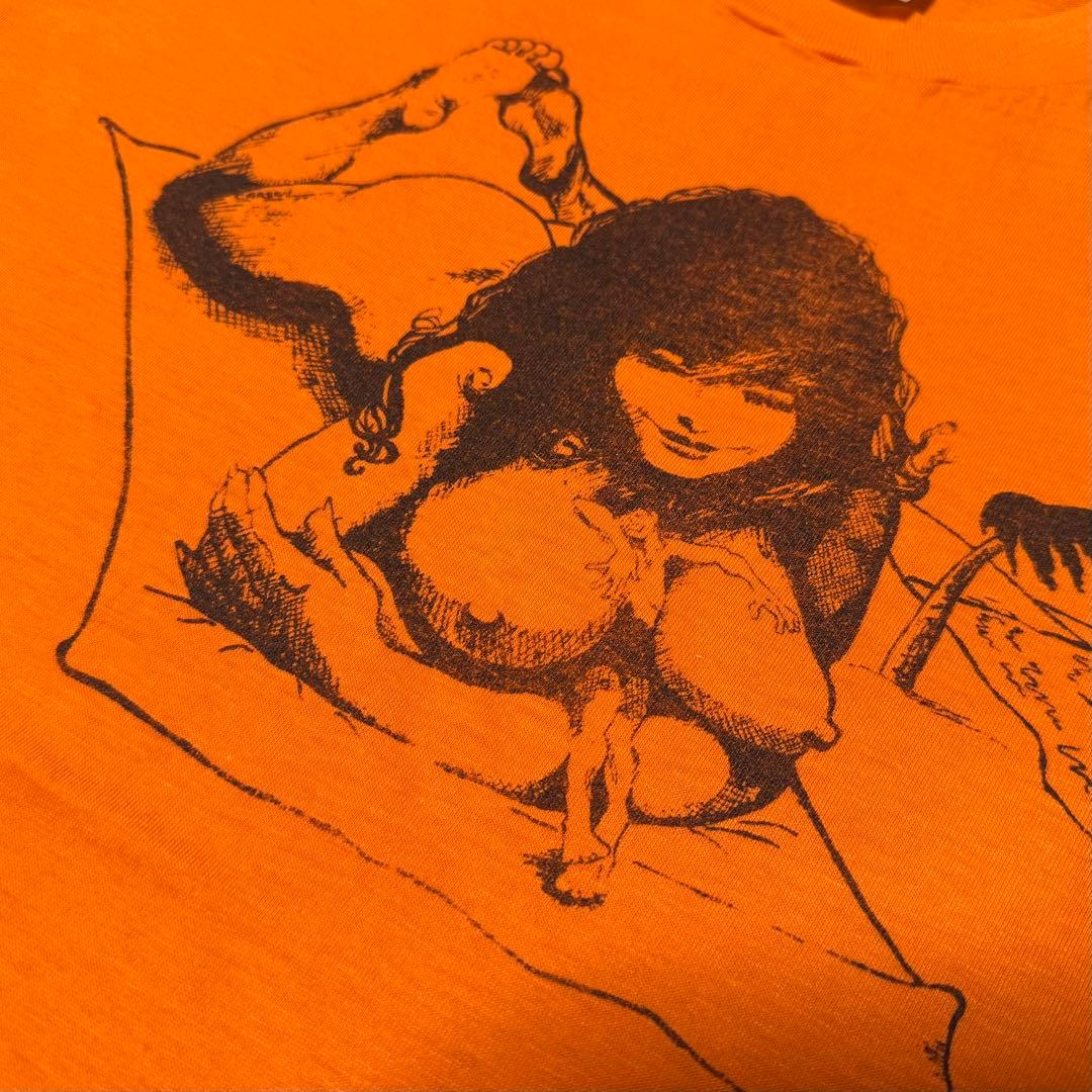 【L】80s ビンテージ Tシャツ アートT ピンナップガール 古着 USA
