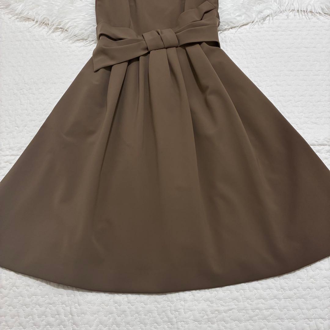 美品♡フォクシーニューヨーク　レディシェイプドレス　ワンピース リボン38