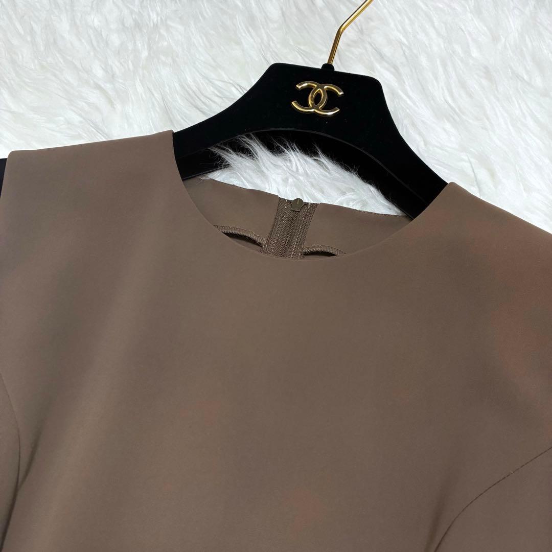 美品♡フォクシーニューヨーク　レディシェイプドレス　ワンピース リボン38