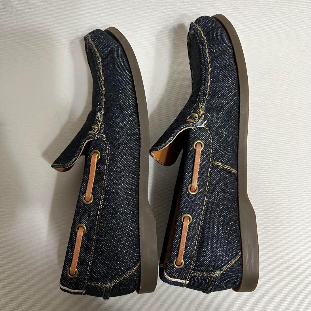 REGAL リーガル デニム モカシン デッキシューズ 25cm