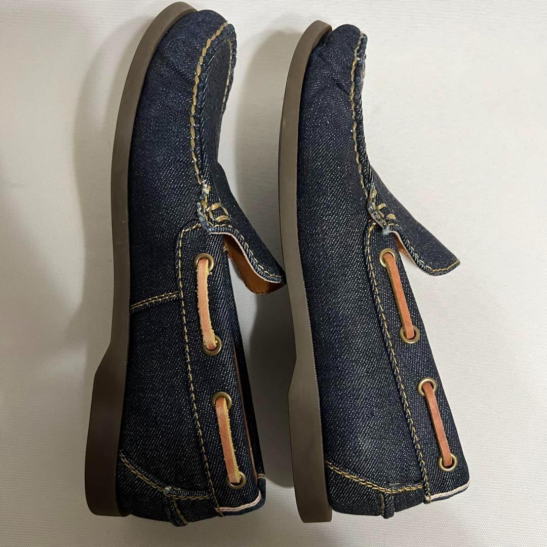 REGAL リーガル デニム モカシン デッキシューズ 25cm