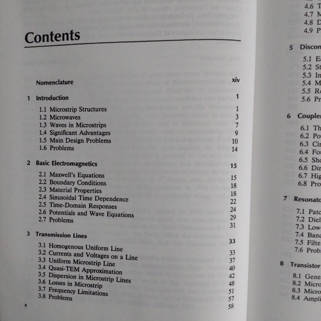 洋書 Microstrip Circuits