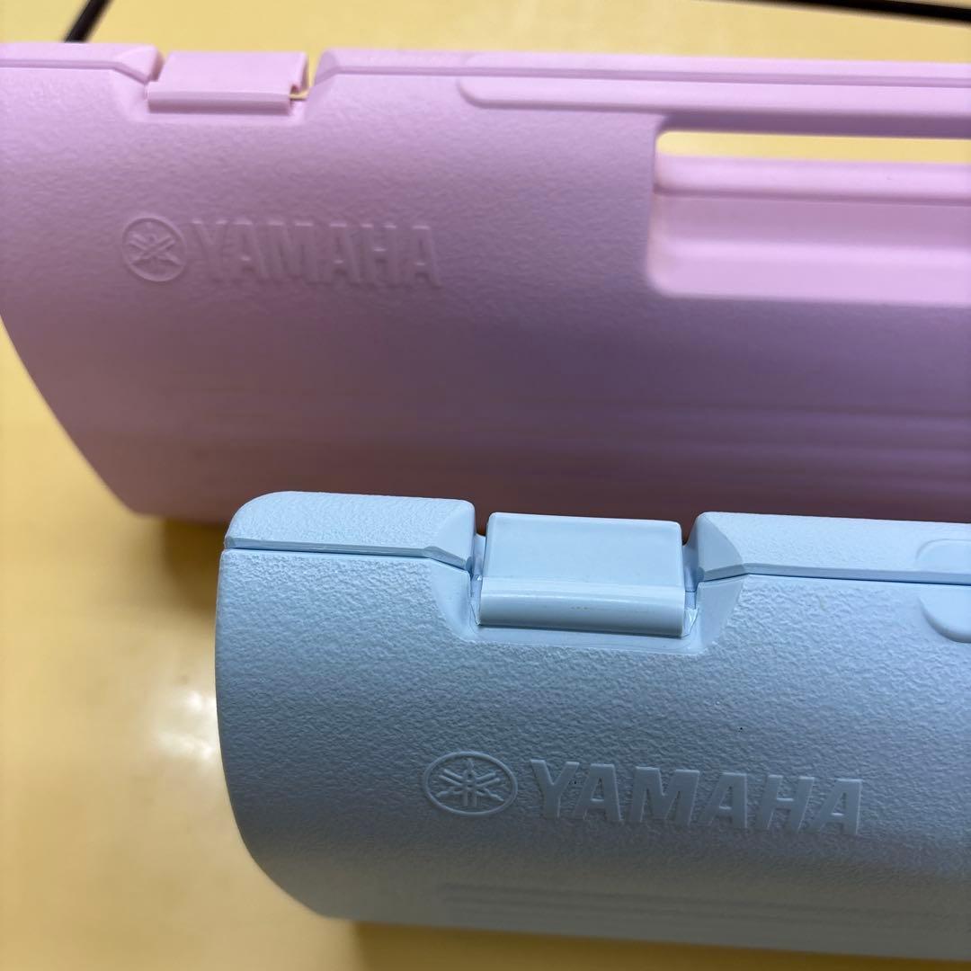 YAMAHA 鍵盤ハーモニカピンク、 水色2台