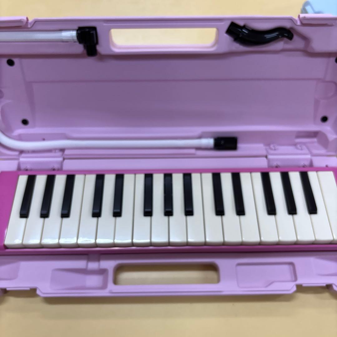 YAMAHA 鍵盤ハーモニカピンク、 水色2台