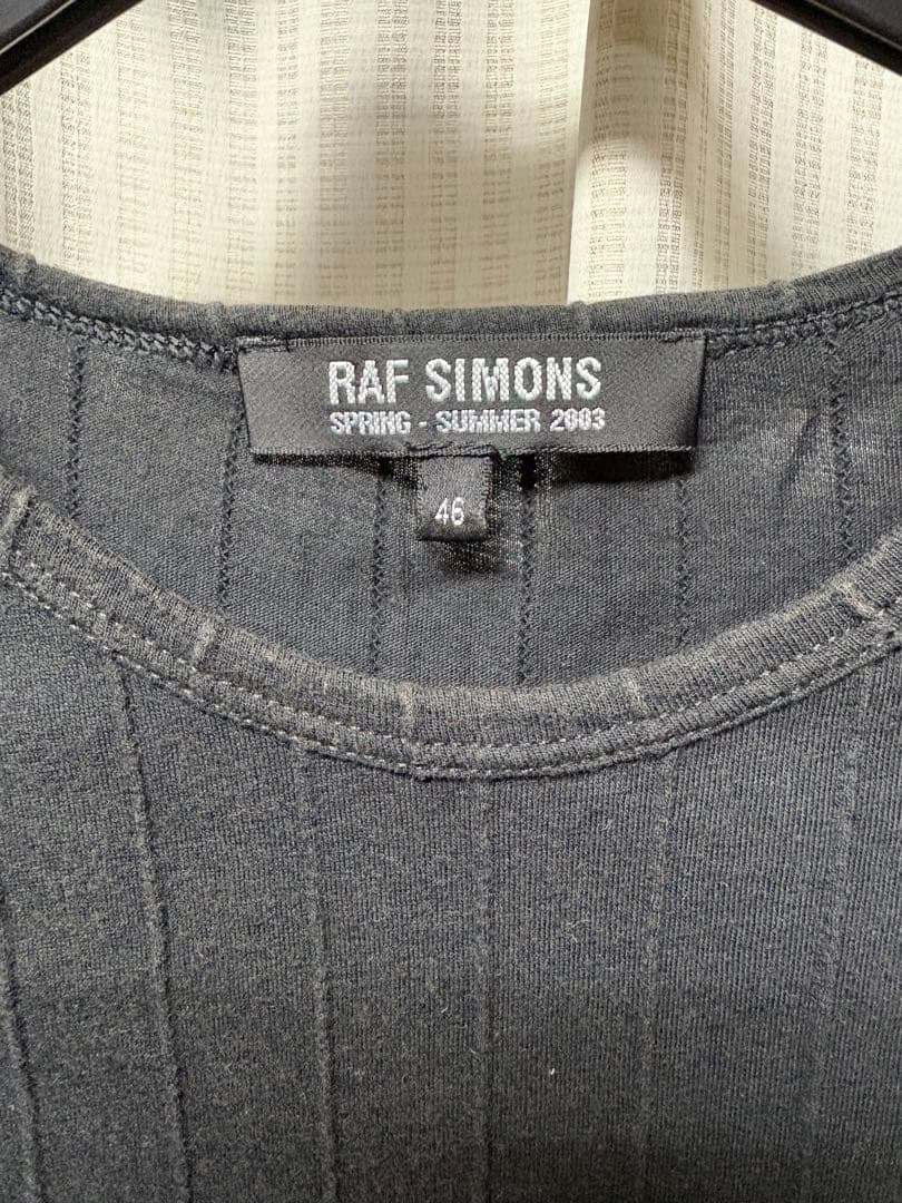 RAF SIMONS 03SS 消費者期 Tシャツ 46