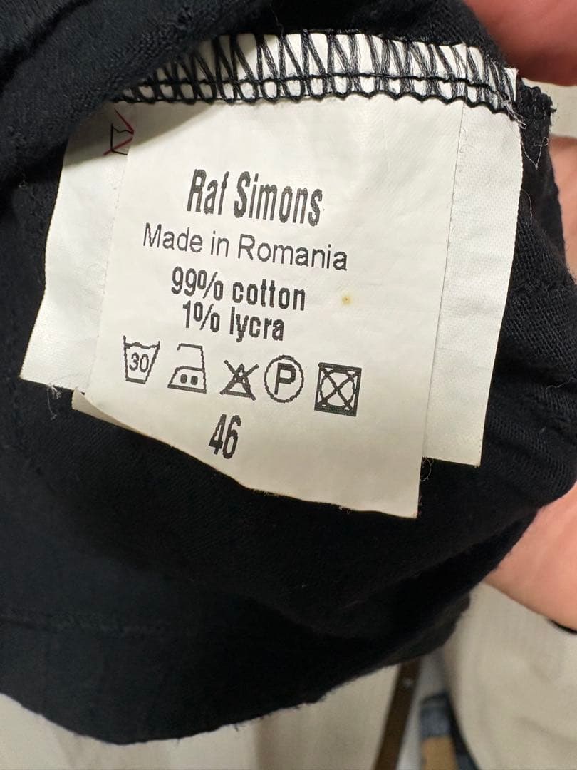 RAF SIMONS 03SS 消費者期 Tシャツ 46