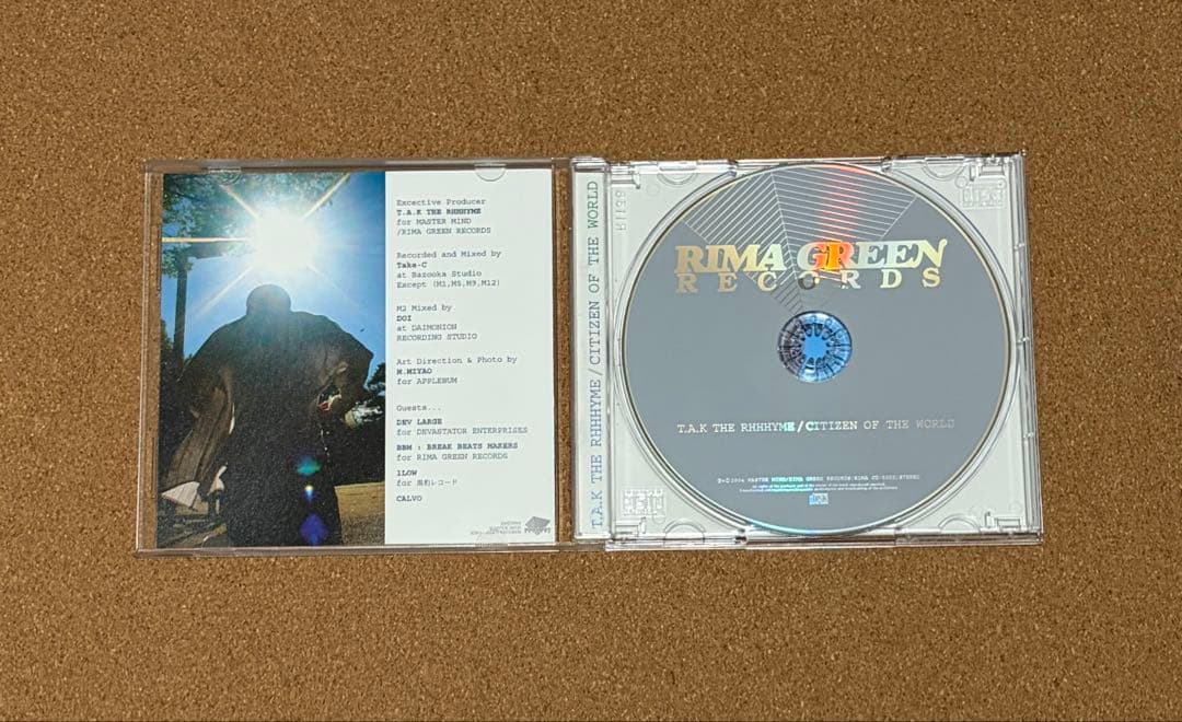 邦楽 T.A.K THE RHHHYME \"CITIZEN OF THE WORLD\"