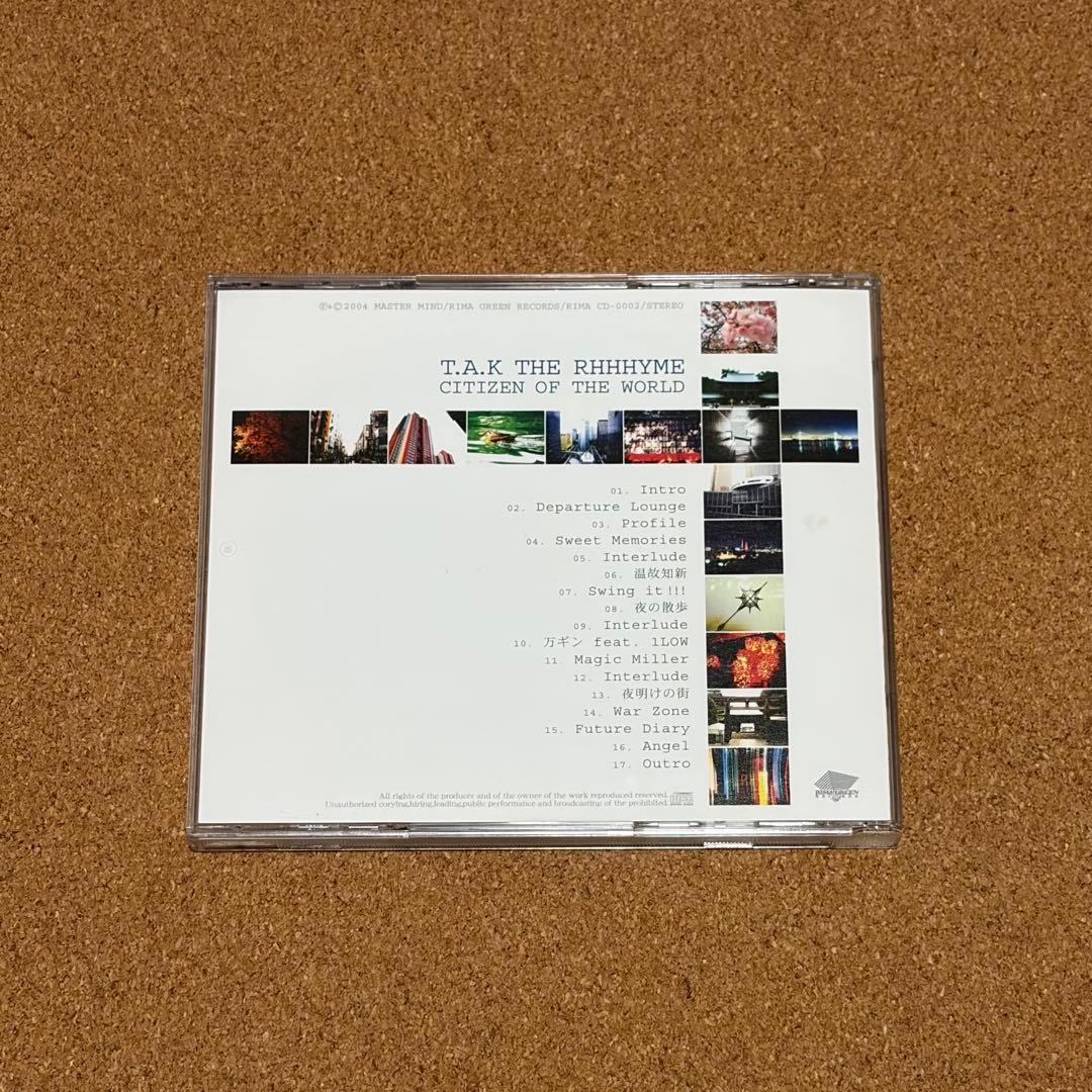 邦楽 T.A.K THE RHHHYME \"CITIZEN OF THE WORLD\"