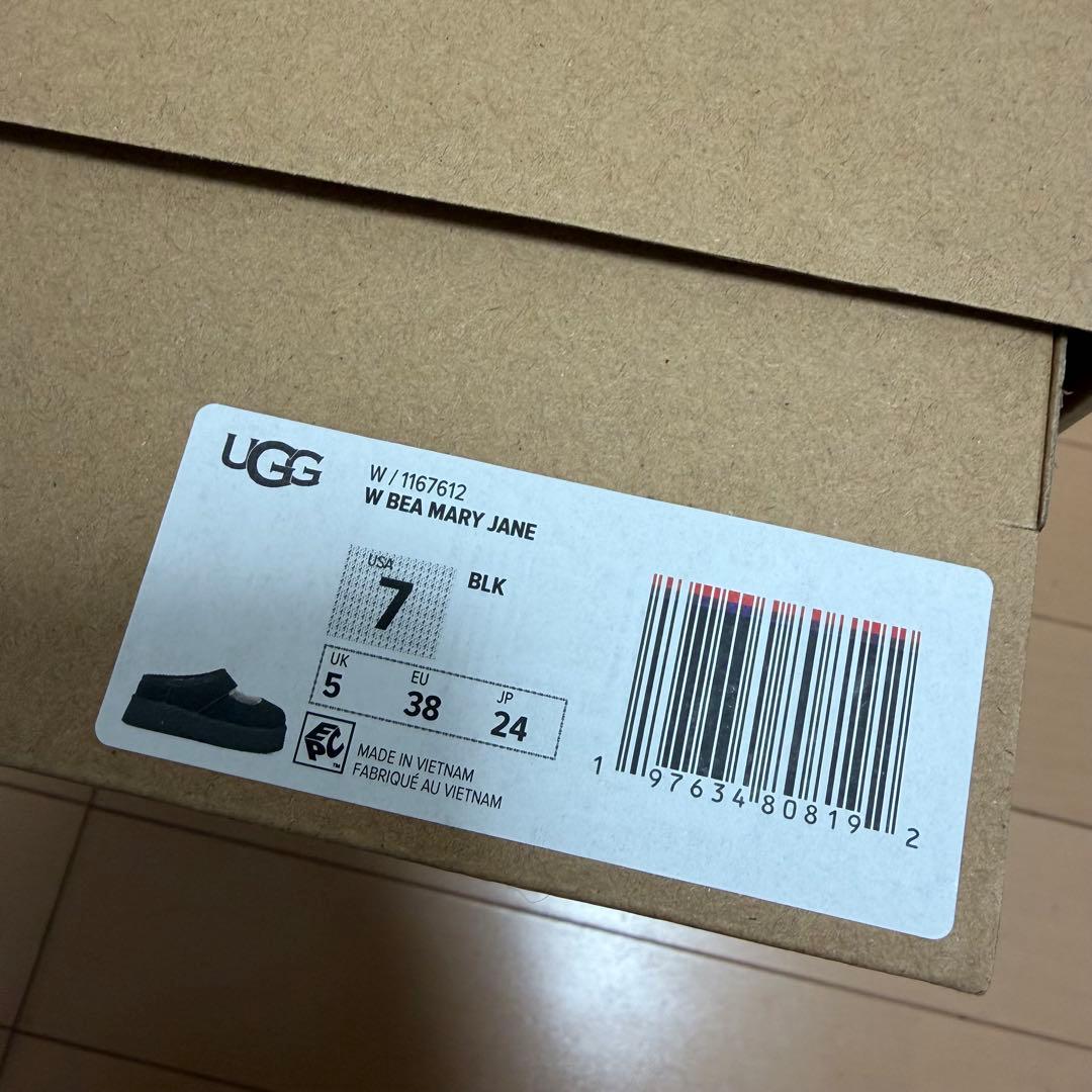 UGG ビアメリージェーン 24cm ブラック