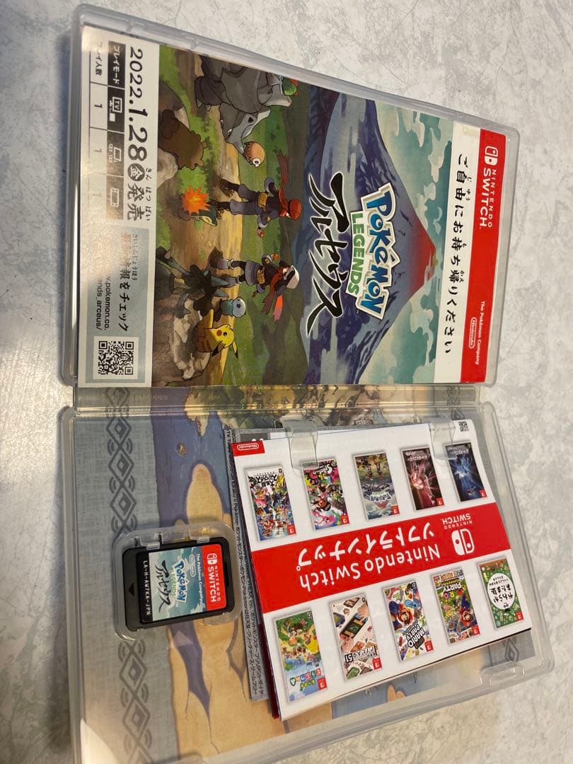 Switchソフト let's goイーブイ・LEGENDS アルセウス