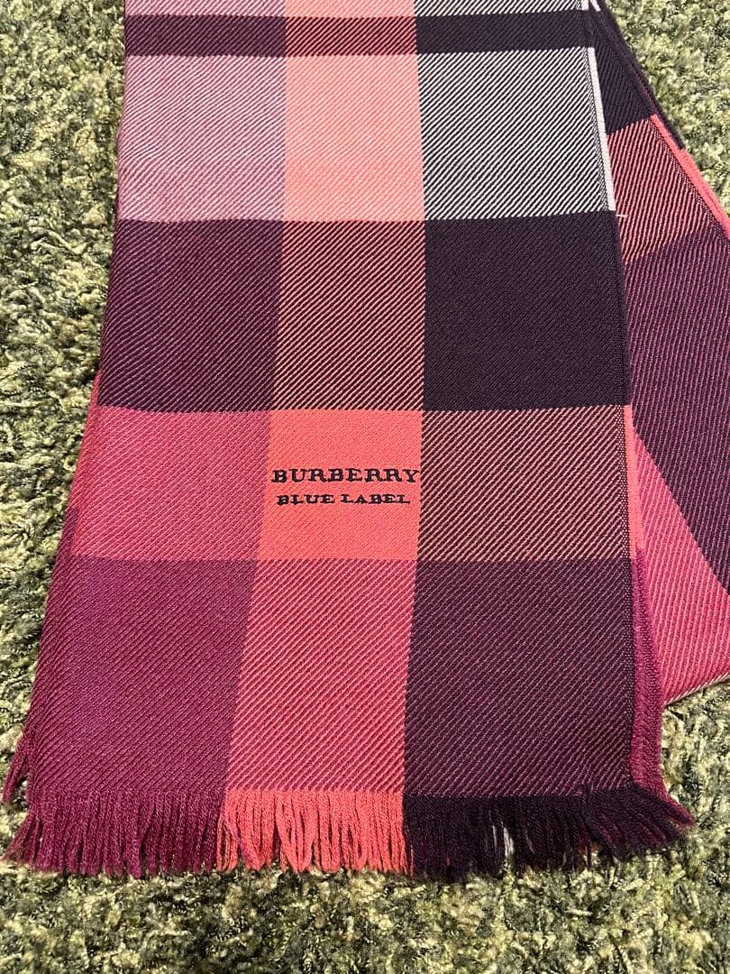 BURBERRY BLUE LABEL ✨美品✨チェック柄マフラー