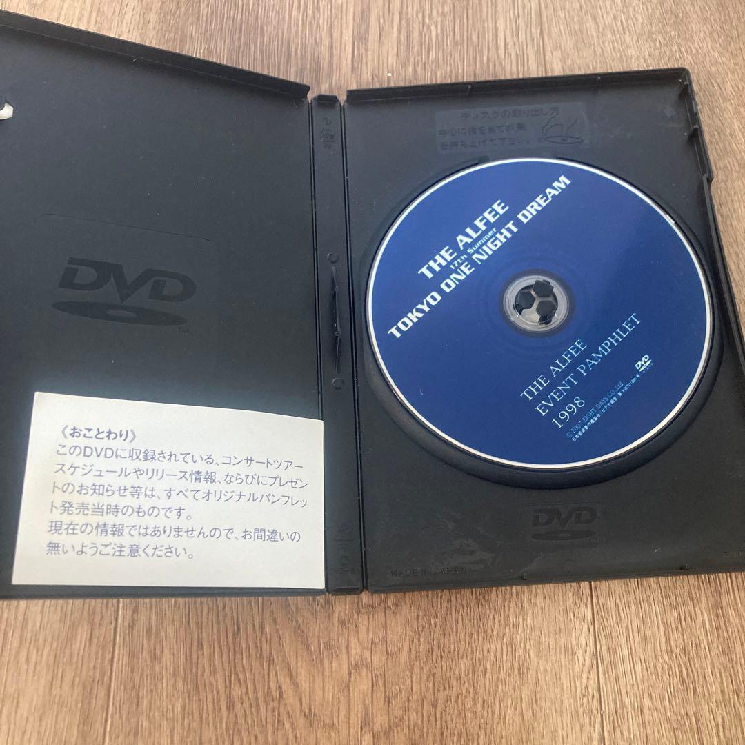 THE ALFEE EVENT PAMPHLET 1998 DVD アルフィー
