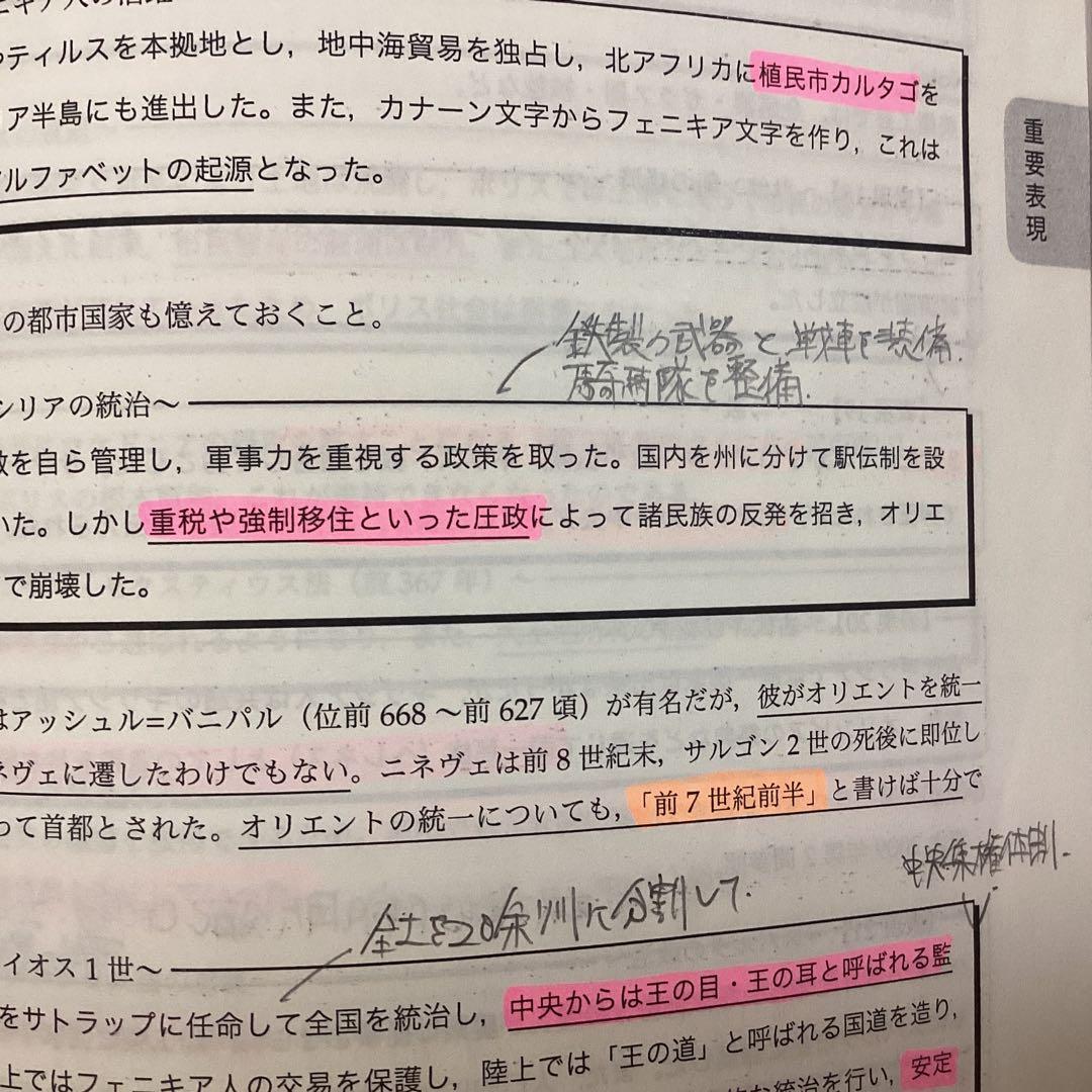 鉄緑会　高3世界史　入試世界史確認シリーズ