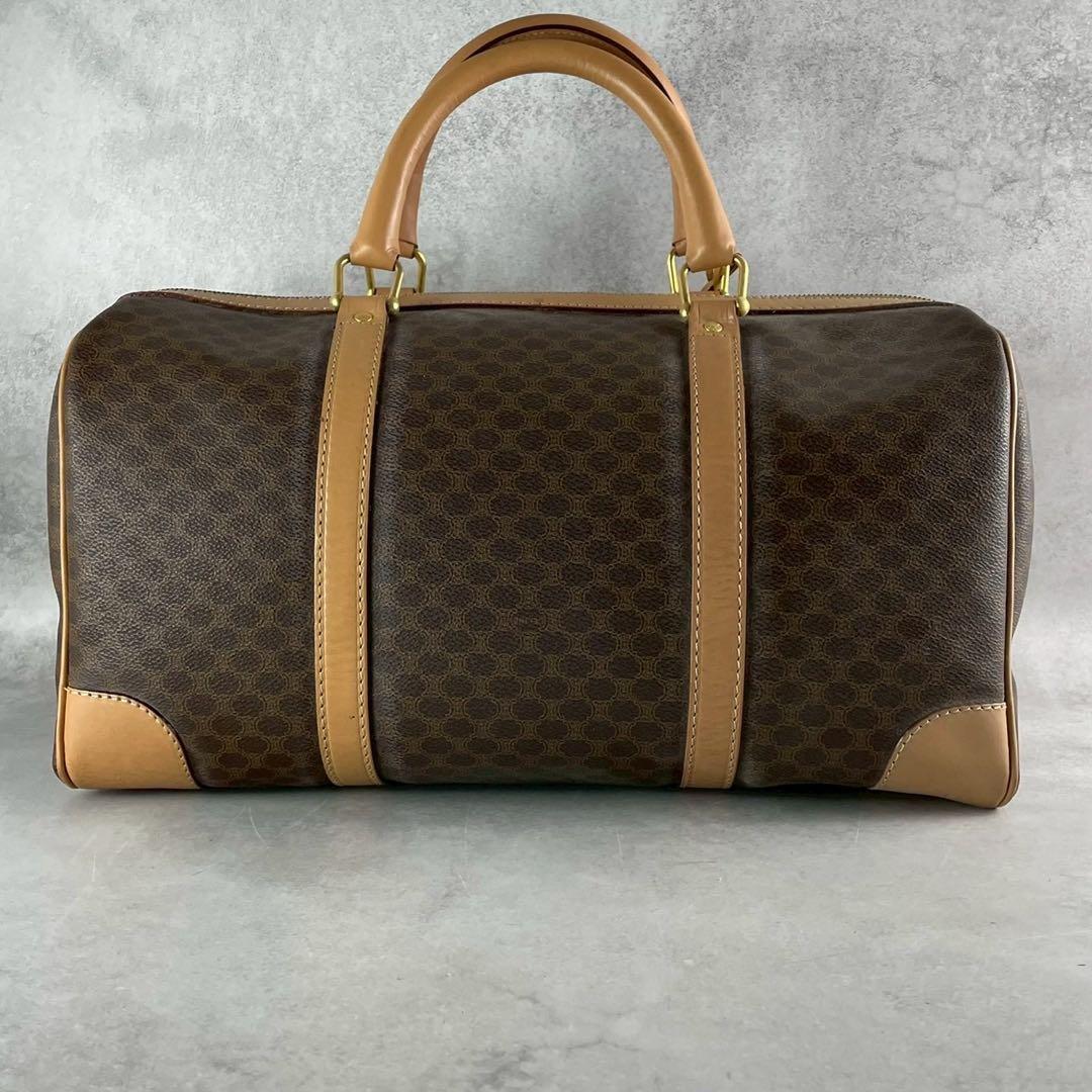希少美品 CELINE オールド セリーヌ トリオンフ マカダム ボストンバック