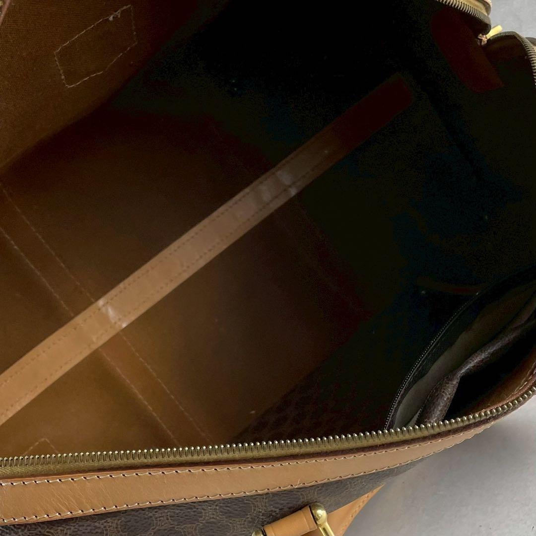 希少美品 CELINE オールド セリーヌ トリオンフ マカダム ボストンバック